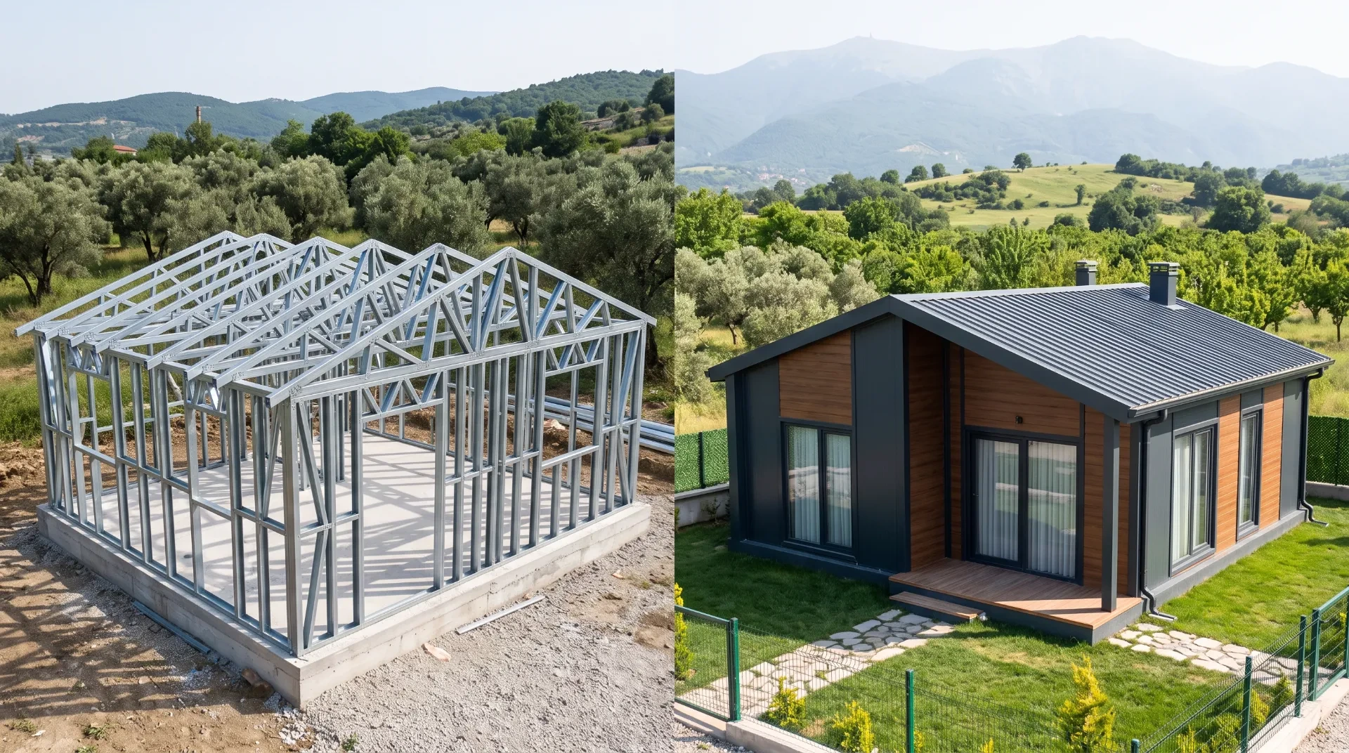 Çelik Konstrüksiyon Ev İmalatı (30-80 m²) - Bursa Alçı Dekorasyon